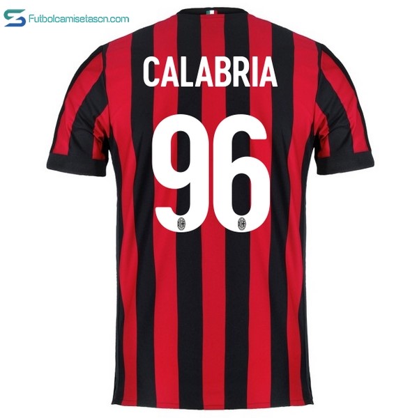 Camiseta Milan 1ª Galabria 2017/18